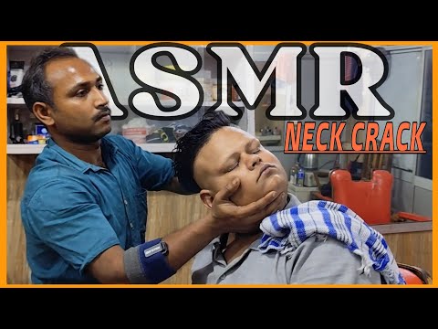 💈Intense Head Massage and Neck Cracking Adjustments | Back Massage by SHIVRAM💈#asmr