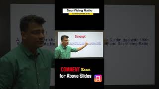 Quick way to calculate Sacrificing Ratio #boards2026 #class12accounts