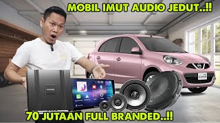 ROMBAK NISAN MARCH BAJED 70 JUTA.! KOMBINASI 3WAY ALPINE HDZ & PIONEER MODEL ANDROID PASTI JOS!!
