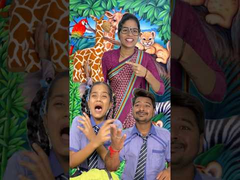 Giraffe 🦒 V/s ￼ elephant 🐘 ￼#shorts #comedy #funny #viral #youtube #School #video ￼￼￼