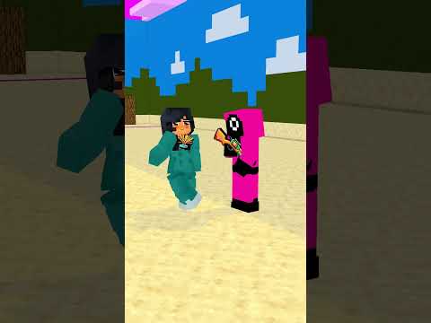 LOVE RUN SQUID GAME: Mother and Baby Aphmau #minecraft #shorts #fyp