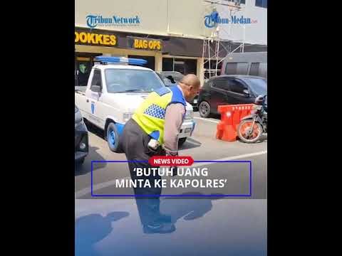 KAPOLRES Emosi Aiptu Rudi Hartono Peras Pengendara