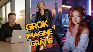GROK IMAGINE! Grátis! Elon Musk Libera NOVA IA Grátis, Tudo no Celular!