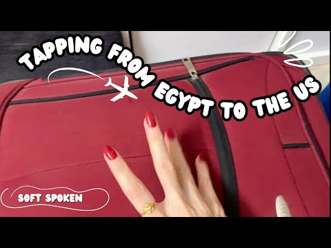 ASMR ✈️🧳🌍 Tapping as I Travel! * Soft Spoken