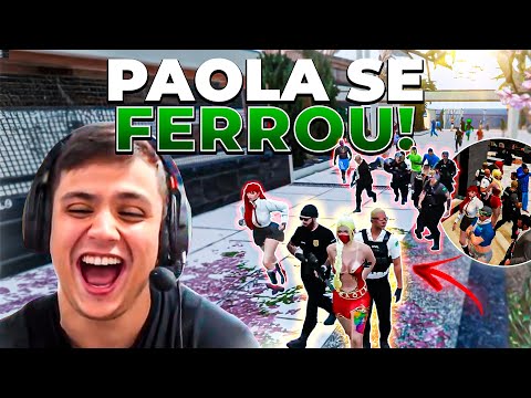 PAULINHO INVADIU o BIG BROTHER PRA PRENDER a PAOLA BRAACHO! GTA RP (Modder clips)