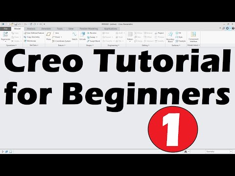 ptc creo 3.0 tutorials for beginners