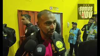 Júnior Sornoza en Somos IDV post partido ante Aucas