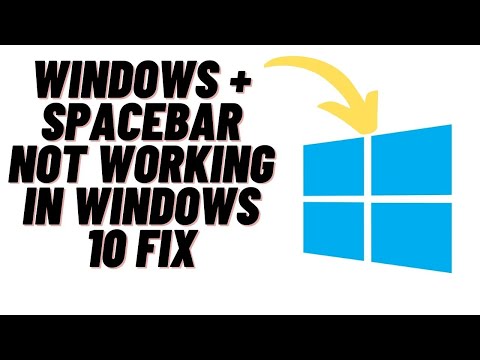 windows 10 spacebar not working
