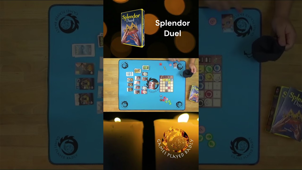 Splendor Duel Valentine’s Day Quick Review #boardgames #boardgameplayer #boardgaming