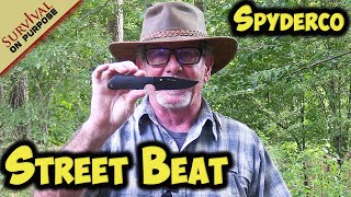 EDC Fixed Blade Knife Review - Spyderco Street Beat - Sharp Saturday