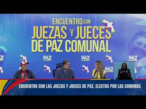 Maduro en encuentro con jueces y juezas de paz recién elegidos, 18 diciembre 2024