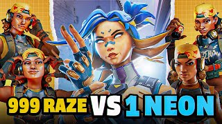 999 RAZE vs 1 NEON | valorant