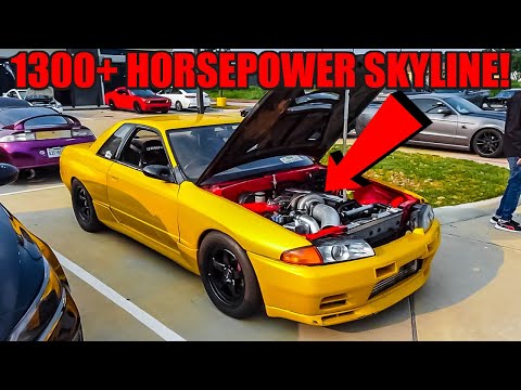 1300+ HORSEPOWER 2JZ SWAPPED GTR SHUTS DOWN JDM CAR MEET! (INSANE BUILDS!)