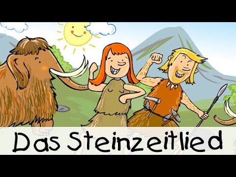 💡 Das Steinzeitlied  || Kinderlieder zum Lernen