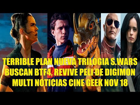 TERRIBLE PLAN DE NUEVA TRILOGIA DE STAR WARS, BUSCAN BTF4, REVIVE PELI DIGIMON, MULTI NOTICIAS N18