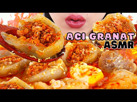 CHUAKS!! ASMR BASO ACI JUMBO ISI GRANAT MELETUS💥🌋 | ASMR INDONESIA