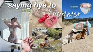 doing my summer bucket list ideas before fall ☀️| girly nails, paddle boarding, home upgrades