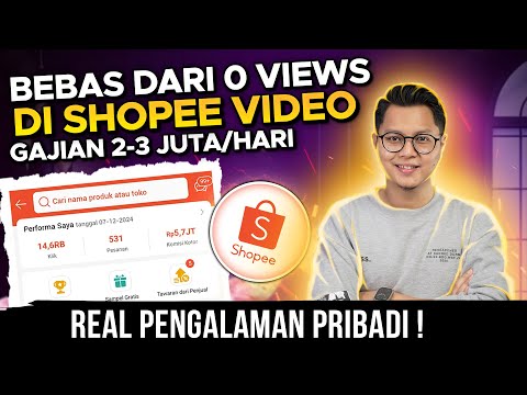 CARA LEPAS DARI 0 VIEWS DI SHOPEE AFFILIATE, GAJIAN 3 JUTA PER HARI DARI SHOPEE, PENGALAMAN PRIBADI!