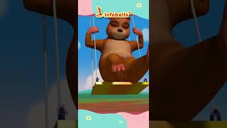 দোলনায় খেলছে বানর - Playing in the swing | Bengali Rhymes for Kids | Infobells #bengalirhymes