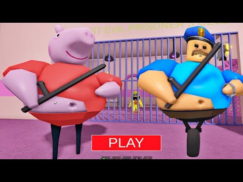 PEPPA PIG'S BARRY'S PRISON RUN! SCARY OBBY #roblox #obby