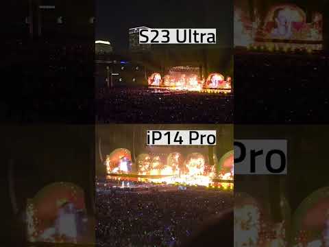 Adu Z๐M Samsung S23 Ultra vs iPhone 14 Pro sambil nonton konser tipis-tipis ๐