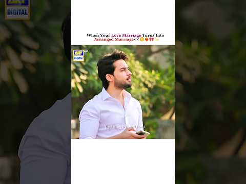 Love Marriage Turns Into Arrange Marriage๐โบ๏ธ#bilalabbaskhan #haniaamir #youtubeshorts #shorts #love
