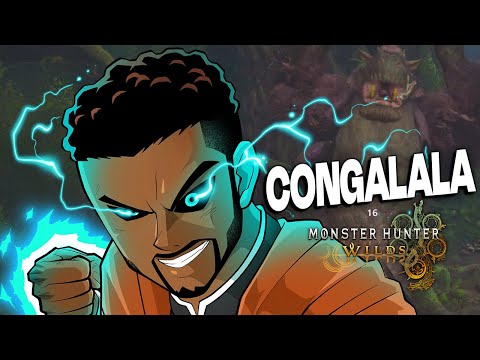 Congalala First Attempt! Great Sword Hit Stops! • Monster Hunter Wilds