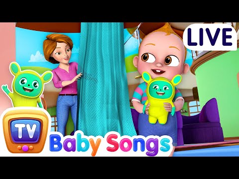 Peekaboo Song + More Nursery Rhymes with Baby Taku - Popular Kids Songs -  ChuChuTV Baby Songs LIVE