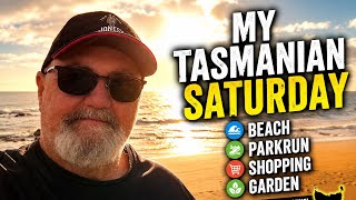 My Saturday in Tasmania | Beach, Parkrun, Gardening & More