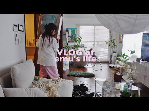 VLOG/1人暮らしの家に大量の家具を設置🛋引きこもる休日,お気に入りのパスタ,和風朝ごはん