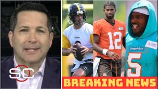 ESPN breaks down Dolphins trade Jalen Ramsey to Steelers? Shedeur lost his job? Rodgers tier 4 QB?