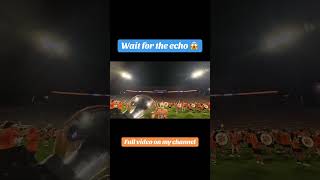 Caught this crazy echo during rehearsal in Death Valley yesterday! #music #clemson #trending