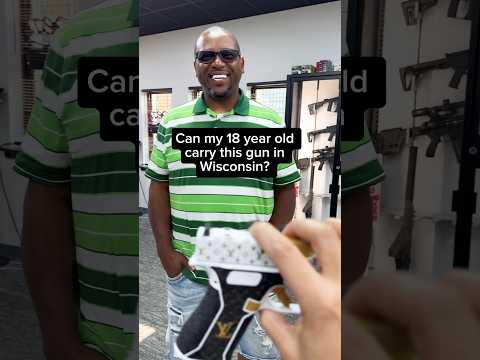 Can a 18 year old carry a gun legally? #shorts #youtubeshorts #trending #gun #wisconsin #viral #gun