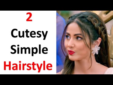 2  Easy Hairstyle For Wedding Guest | Open Hairstyle | Cute Hairstyles for Girls