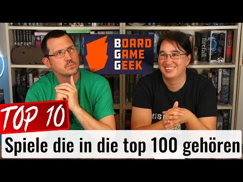 Top 10 Brettspiele die in die Top 100 gehören 💯