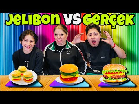 JELİBON vs GERÇEK YEMEK YARIŞMASI (ÖDÜLLÜ)