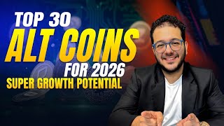 Top 30 Alt Coins for 2026 | Best crypto coins for long term Investment | Trading School Official