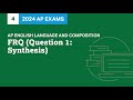 Synthesis Essay Writing Strategies