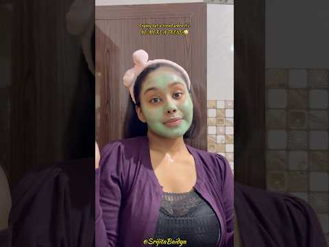 Shaving my face⁉️Is it worth it?🤔 Srijita Baidya #skincare #vlog #minivlog #content #shaving