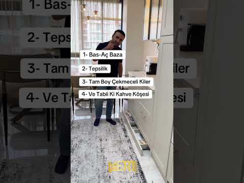 Mutfak yaptırırken mutlaka yaptırmanız gereken 4aparat😍 #mutfak #mutfakdolabı #mobilya #kahveköşesi