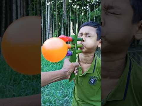 Bamboo Balloon DIY | Triple Tube Creative Craft with Colorful Balloons