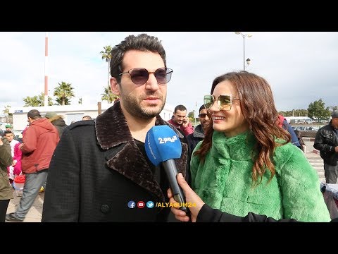 الباني وزوجها في المغرب في ذكرى زواجهما..النجم التركي يتحدث العربية وتفاصيل حصرية عن الزيارة