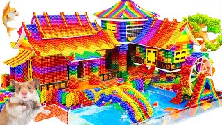 Build a Japanese Villa in the Middle of Sea and Watermill with Magnetic Balls