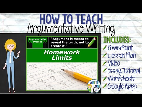 How to Write an Argumentative Essay - Homework Limits...