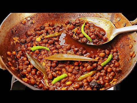 बिना लहसुन प्याज के काले चने की सब्ज़ी | Ashtami Prasad | No Onion Garlic Kala Chana | Kabitaskitchen