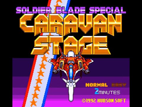 PC Engine Longplay [070] Soldier Blade Special: Caravan Stage (JP)