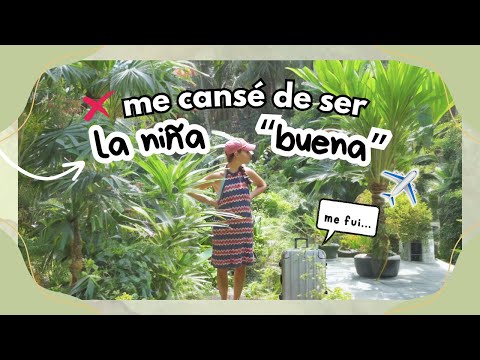 ME CANSÉ de ser la "niña buena" así que me fui lejos 🌼🤍 (a veces hay que alejarse para encontrarse)