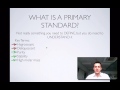 Primary Standards in Chemistry