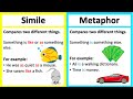 Distinguishing Similes and Metaphors
