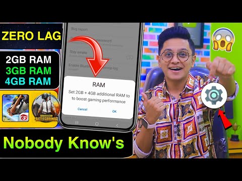 Add 4Gb Extra RAM in Any Phone Using 1 Trick | Boost Free Fire Gaming Performance Tutorial